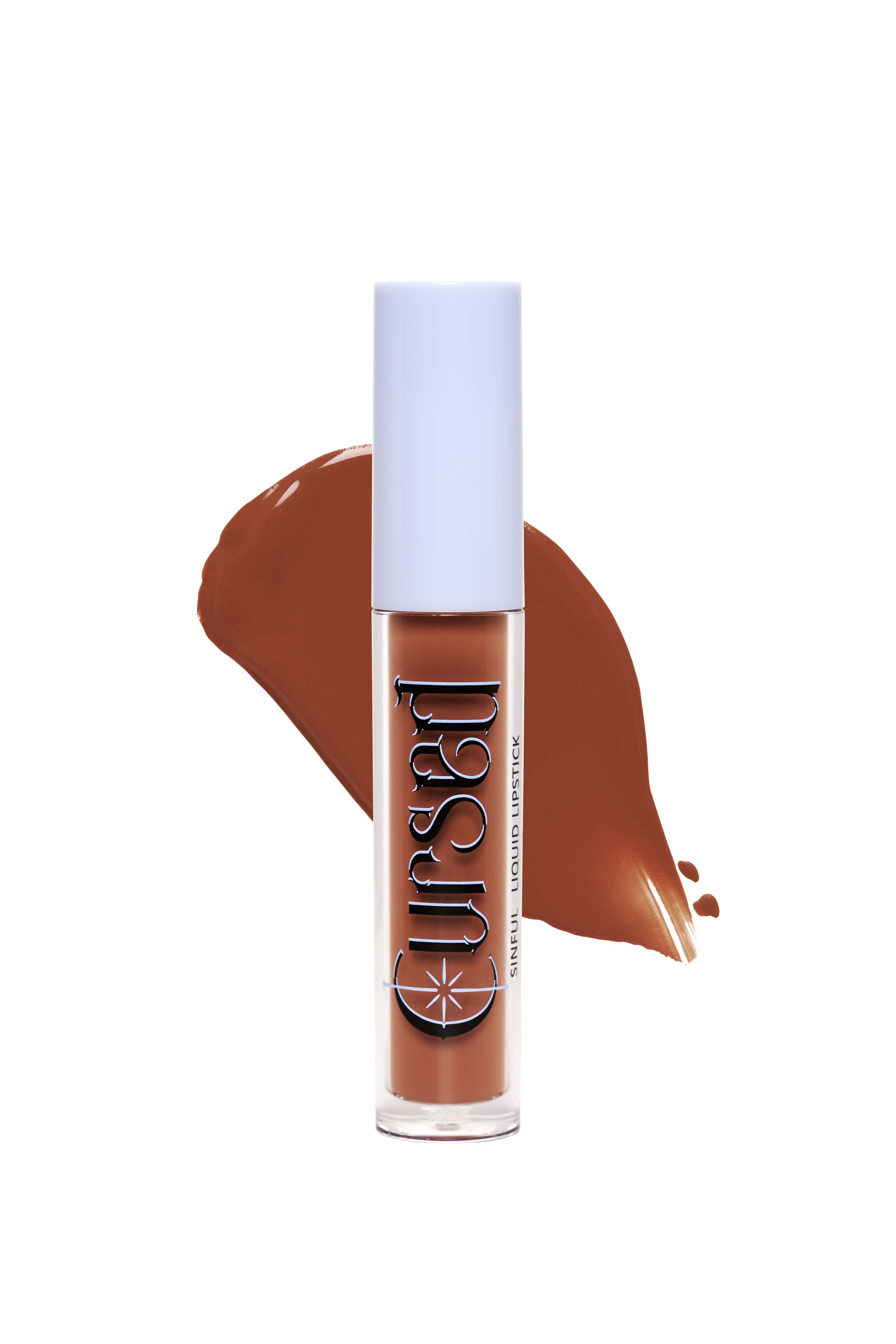Product photography for Cursed Cosmetics - beauty product with dramatic styling and creative composition